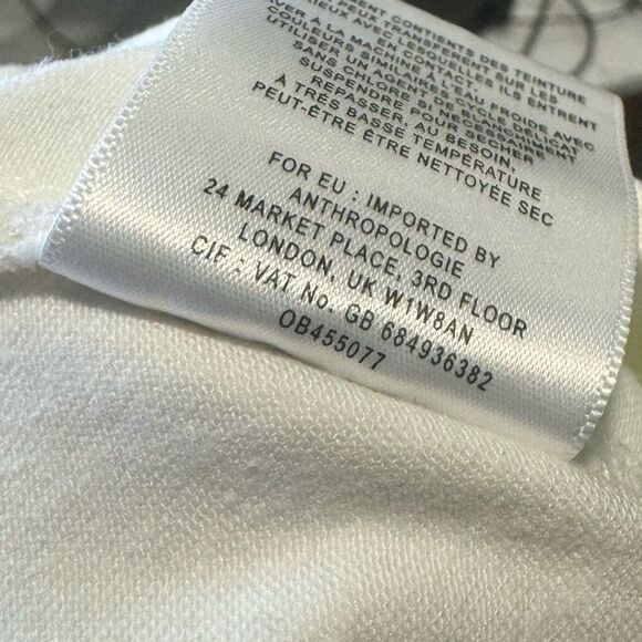 Anthropologie Pilcro Wide-Leg White Denim Jean Pants Size 26 - Picture 11 of 12